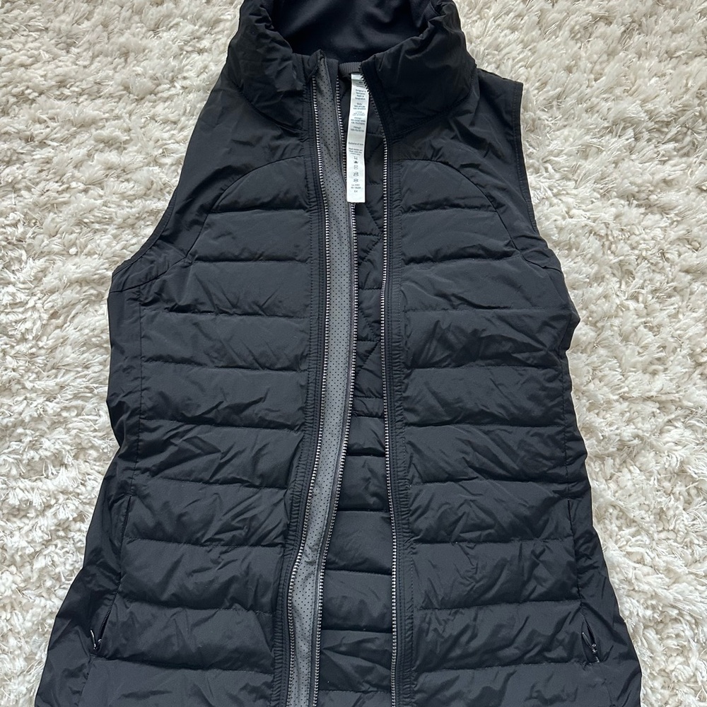 Lululemon Athletica Black Puffer Vest